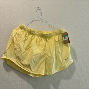 Nike Women's Yellow Shorts